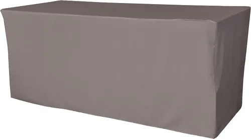 Miniatura 13 de LA Linen Mantel ajustable de popelina de poliéster, 96.2 in de largo x 30.0 in de ancho x 76.2