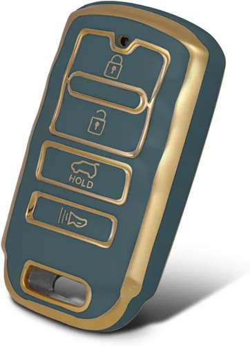 Funda protectora de TPU para llavero inteligente compatible con Kia 2014-2019 Cadenza, 2015-2018 K900 K7 K9, 4 botones sin llave accesorios remotos