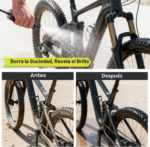Miniatura 3 de Pulverizador de mano portátil máximo de 72 PSI, rociador de jardín inalámbrico con batería de 2000 mAh, boquilla 4 en 1, cubo plegable de 12 L