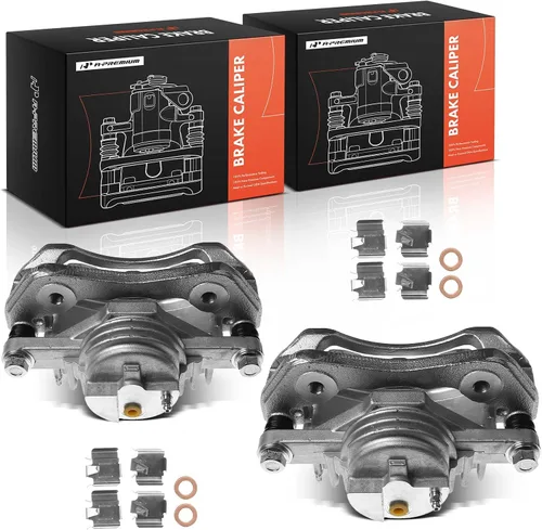 Miniatura 8 de A-Premium Conjunto de pinza de freno de disco con soporte compatible con modelos seleccionados de Kia - 1998 1999 2000 2001 2002, L4 2.0L - Lado