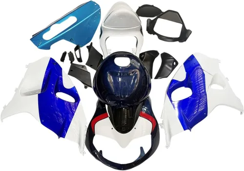 Miniatura 180 de Kit de carenado de inyección azul, negro y blanco para Suzuki GSXR600 GSX750 2006 2007 GSXR 600 GSX-R750 06 07 ABS Carenado de plástico completo