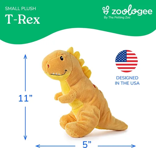 Miniatura 6 de The Petting Zoo ZOOLOGEE T-Rex - Peluche de dinosaurio T-Rex de 11 pulgadas