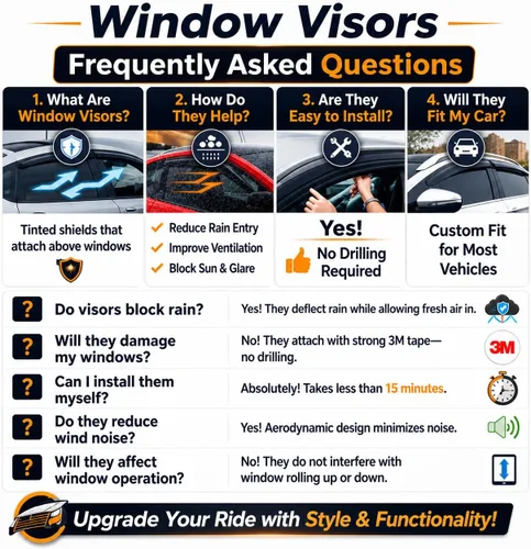 Miniatura 5 de Protectores de lluvia adhesivos 2017-2025 para Mazda CX-5 - Deflectores de visera de ventana lateral Sport Touring Grand Touring Signature