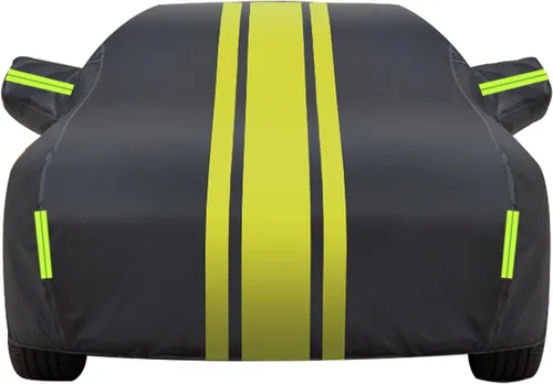 Miniatura 9 de Funda completa de automóvil compatible con Audi Q2/Q3/Q4/Q5/Q6/Q7/Q8, para exteriores, impermeable, transpirable, grande, con cremallera, cubierta