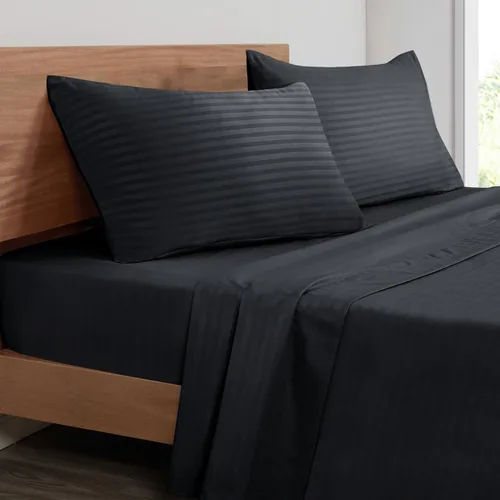 Miniatura 23 de Mejoroom Juego de sábanas de tamaño King – Sábanas y fundas de almohada de ropa de cama 1800 de lujo para hoteles – Sábana bajera con bolsillo