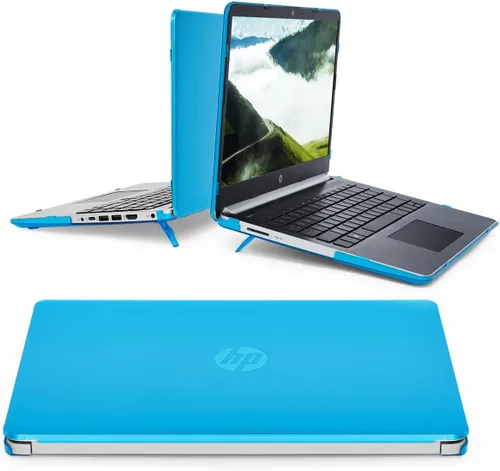 mCover - Funda Solo Compatible para PC Windows HP 14-DQxxxx / 14-FQxxxx de 14 pulgadas (2020~2022) (NO Compatible con Ningún Otro Modelo HP) - Aqua