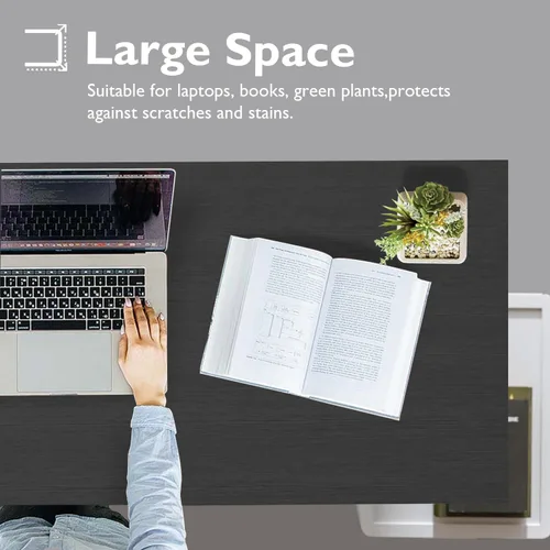 Miniatura 4 de BestOffice Escritorio para computadora, escritorio de oficina en casa, estilo moderno y simple para oficina en casa, estudio y escritura