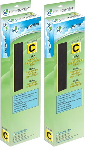 Miniatura 8 de GermGuardian Filtro C HEPA Puro Genuino Filtro Purificador de Aire, Elimina el 99.97% de Contaminantes, Humo de Incendios Forestales, Olores