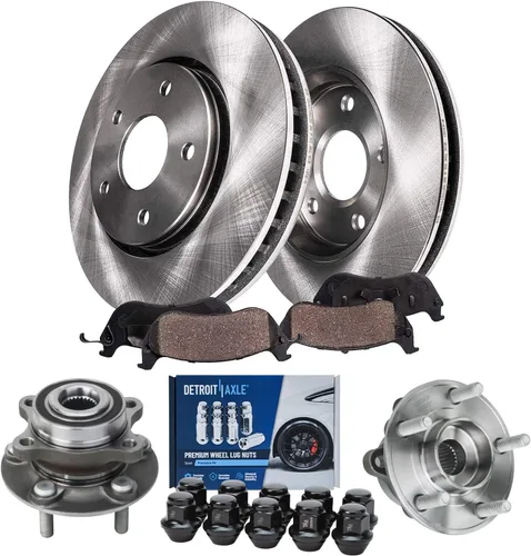 Miniatura 9 de Detroit Axle - Kit de frenos para Mazda CX-5 2019-2024, rotores de freno de disco pastillas de freno de cerámica con herrajes 2020 2021 2022 2023