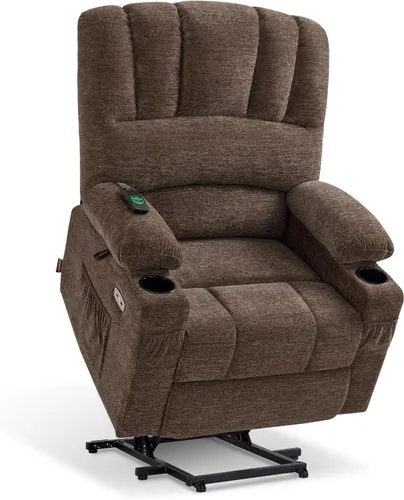 Miniatura 25 de MCombo Silla Reclinable Elevadora Eléctrica de Gran Tamaño para Ancianos, Silla Elevadora con Calor y Masaje, Reclinable Elevadora para Grandes