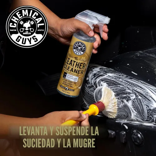 Miniatura 2 de Chemical Guys Kit de limpiador y acondicionador de cuero, limpiador y acondicionador de automóvil, limpia y acondiciona de forma segura interiores