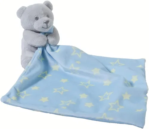 CREVENT - Manta de felpa acogedora para bebé, mantita de seguridad con caras de animales para niños pequeños, regalo para bebés recién nacidos, para