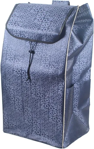 Miniatura 15 de Bolsa de repuesto para carrito de compras de alta capacidad, bolsa de repuesto con bolsillos laterales, bolsa de almacenamiento impermeable de tela