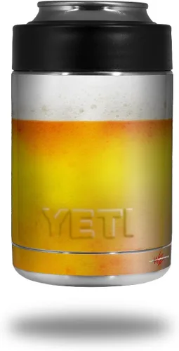 Enfriador de cerveza – Etiqueta autoadhesiva estilo piel envolver Fits Yeti Rambler colster y rtic puede (no incluido)