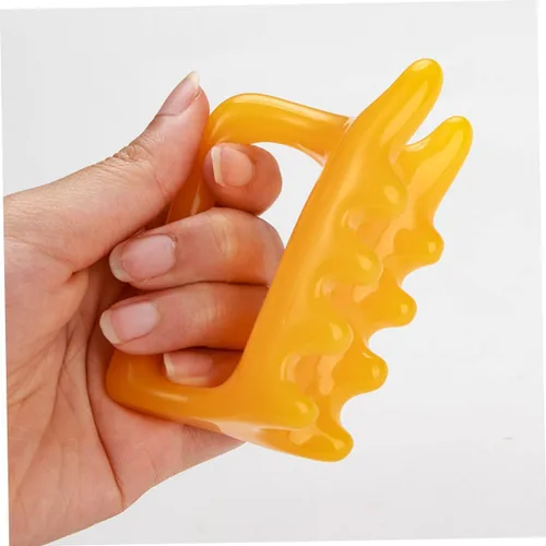 Miniatura 5 de Conjunto de masajeador de cuello y espalda, herramientas de cera de abeja de resina para masaje de tejido profundo