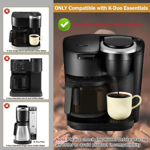 Miniatura 4 de Cesta de café de repuesto para cafetera K-Duo Essentials Gen 1 (5000) de una sola porción y jarra