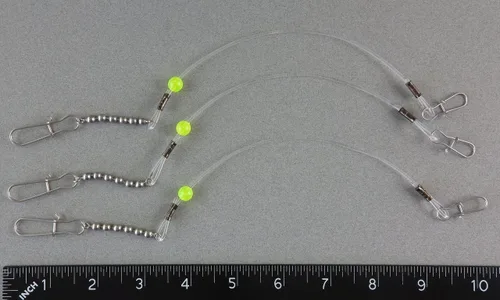 Miniatura 4 de Parachoques de pesca de arrastre para señuelos intermitentes y esquivadores, paquete de 3 (18 pulgadas)