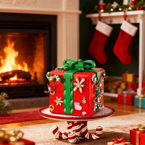 Miniatura 2 de HoverBots Juego de bloques de construcción de Navidad para adultos, 1873 piezas, juego de juguetes de construcción de Navidad, ladrillos