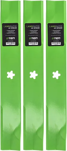 8TEN LawnRazor - Juego de cuchillas de cortacésped para Husqvarna Dixon MZT 539112079 510417801 539117911 10782 (alta elevación)