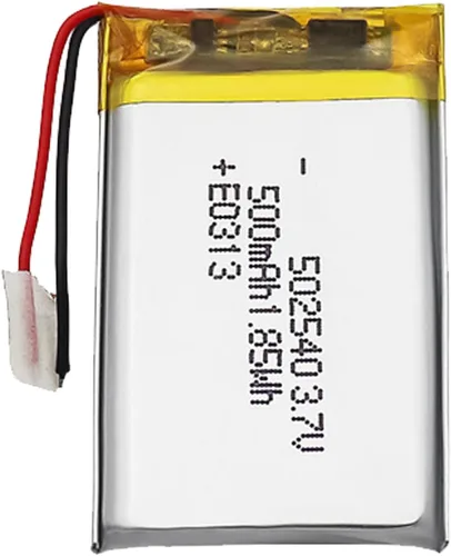 Batería de repuesto recargable NI-MH de 3.7V 500mAh 502540 para coches de juguete, drones, accesorios de batería de instrumentos de belleza