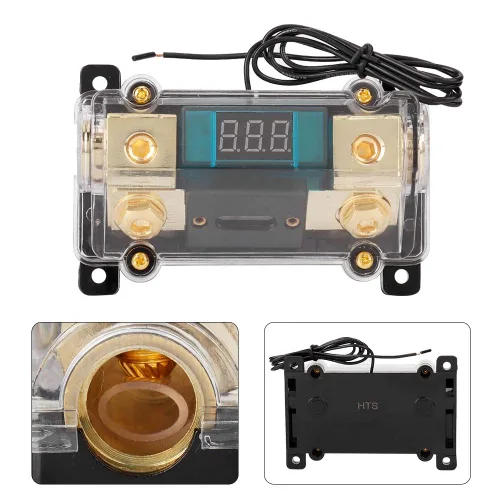 Miniatura 2 de Soporte de corriente, pantalla digital para coche, soporte de potencia de audio estéreo de distribución de bloque de caja (150 A)