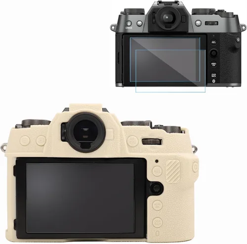 Funda para cámara corporal Fujifilm X-T50, piel, arañazos, manga ligera, funda protectora de goma de silicona suave Fuji XT50 para accesorios de