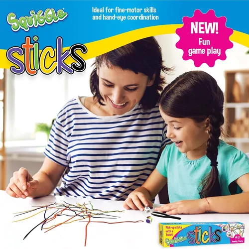 Miniatura 5 de Squiggle Sticks - Juego de palos de recogida con un giro, habilidades motoras finas y agilidad, familia, niños a partir de 6 años, 2-6 jugadores