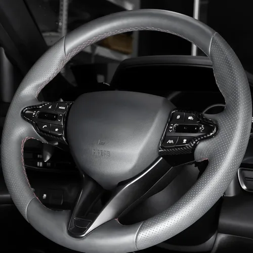 Miniatura 3 de Cubierta del botón de control del volante compatible con Hyundai Veloster JS N line 2019-2022 Hyundai Kona N Hyundai Elantra CN7 N Hyundai i30