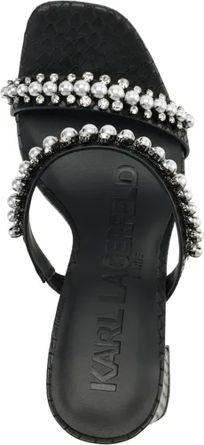 Miniatura 4 de Karl Lagerfeld Paris Women's Rayan Embellished Block Heel Sandal Heeled