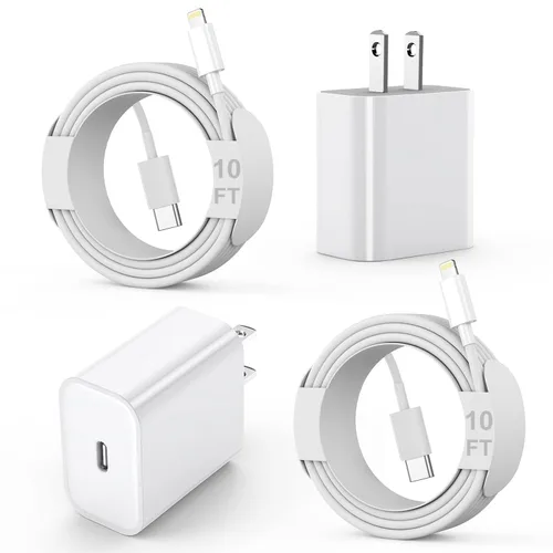 Miniatura 15 de StinkLight Cargador rápido USB C para iPhone de 20 W con cable USB C a Lightning y cable compatible para iPhone 14/13/12/11/XS/XR/X/iPad