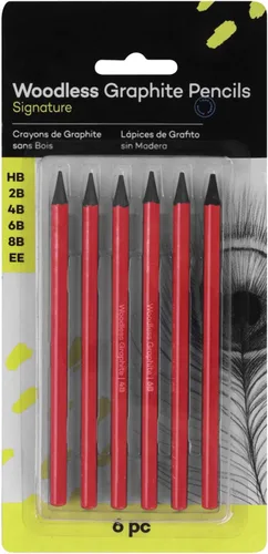 Miniatura 6 de ITODA Lápices de carbón profesional Juego de dibujo, boceto HB, 2B, 4B, 6B, 8B, EE mezcla, lápices de libros para colorear, grafito, profesionales