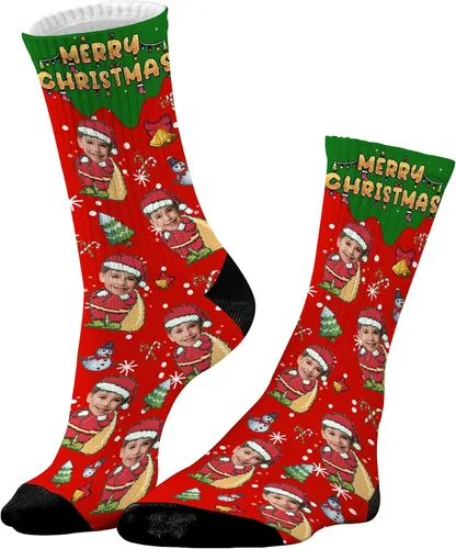 Miniatura 28 de Artsadd Calcetines personalizados para mujeres y hombres, amantes de los perros y gatos, regalos divertidos unisex personalizados
