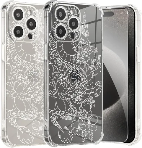 Miniatura 28 de Roemary Buffertech - Funda protectora para iPhone 13 Pro Max con diseño Golden Retriever, diseño de arcoíris con protector de pantalla