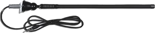 Miniatura 6 de JVC Receptor AM/FM/WB con pantalla LCD de 2.7 pulgadas, 4 altavoces negros de barco de potencia máxima de 6.5 pulgadas, 180 W, antena de radio negra