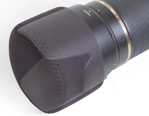 Miniatura 4 de OP/Tech USA Sombrero de capucha – Tapa universal para lente DSLR y cámaras digitales Capucha de lente de cámara de neopreno, tapa suave para lente