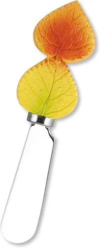 Miniatura 8 de Supreme Housewares Fall Leaves - Esparcidores de queso, asas de resina pintadas a mano con cuchillas de acero inoxidable para untar queso crema