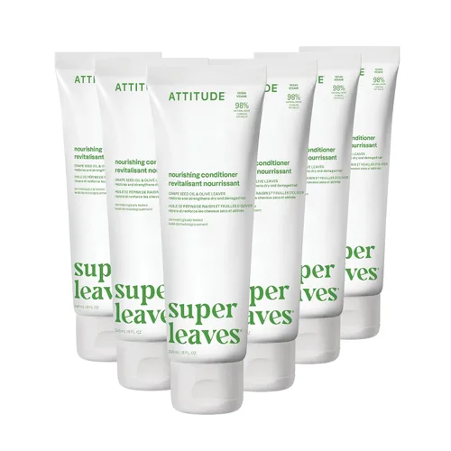 Miniatura 13 de ATTITUDE Acondicionador para cabello extra suave, alivia el cuero cabelludo seco, ingredientes derivados naturalmente, desenredante vegano, probado