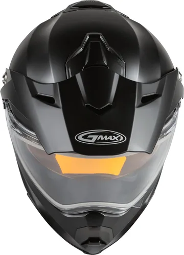 Miniatura 5 de GMAX AT-21S - Casco integral sólido de cara completa, aprobado por DOT para adultos y jóvenes (negro mate, 2X)