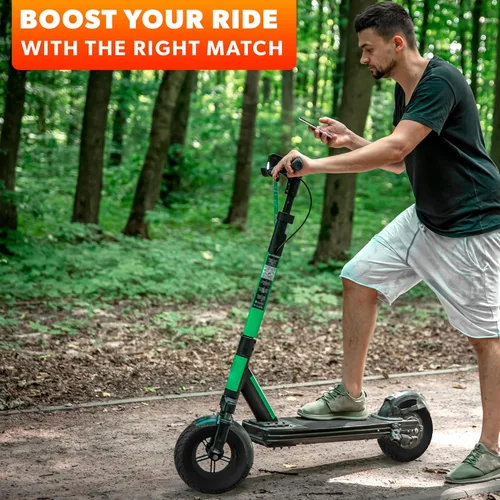 Miniatura 6 de Tubo de neumático de scooter 80/65-6 para todas las estaciones – Reemplazo de neumáticos de scooter eléctrico de 10 x 3 pulgadas con banda