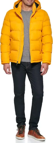 Miniatura 4 de Tommy Hilfiger - Chaqueta acolchada con capucha de relleno alternativo para hombre (tallas estándar y para personas grandes y altas)