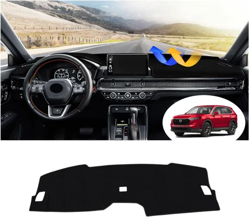 Miniatura 88 de FIILINES Cubierta para tablero Compatible con Mazda 3 2010-2013 Accesorios Tapete para tablero para Mazda 3 Accesorios Tapete para salpicadero