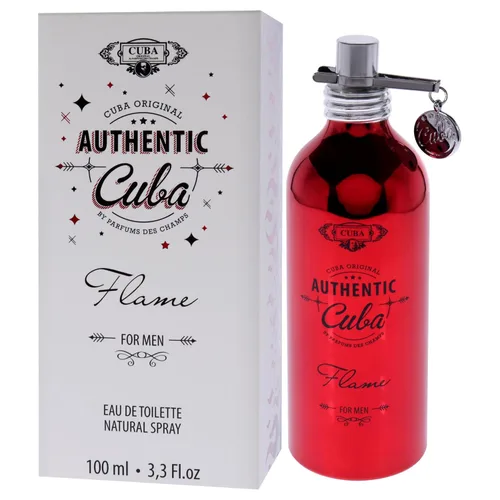 Miniatura 4 de Cuba Authentic Flame by Cuba para hombre - 3.3 oz EDT Spray