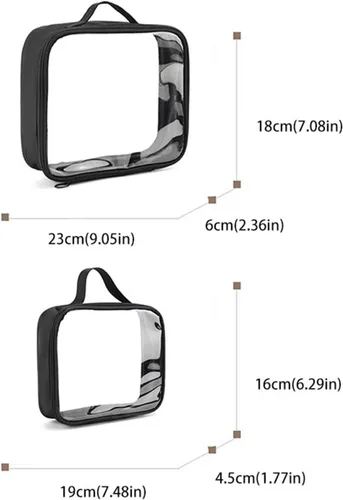 Miniatura 6 de Cuidado de la piel titular transparente viaje cosmético bolsa de almacenamiento de maquillaje
