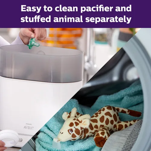 Miniatura 6 de Philips AVENT Soothie Snuggle Soporte de Chupete con Chupete Desmontable, 0m+, Mono, SCF347/02 Animal Mono