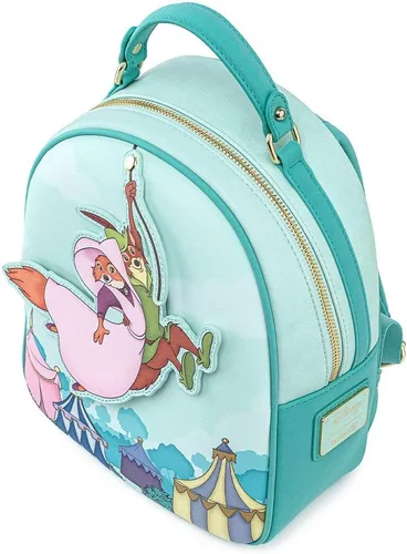 Miniatura 5 de Loungefly Disney Robin Hood Rescues Maid Marian - Bolso de hombro con doble correa para mujer, Multi, Wdbk1448