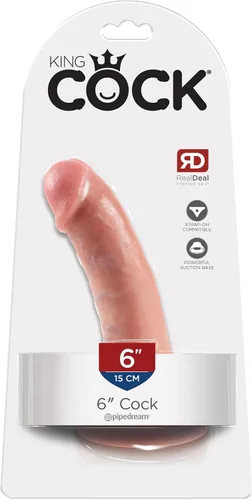 Miniatura 6 de Pipedream Productos Dildo King Coock, Flesh, 3000012502, 6 pulgadas, Piel, 1, 1