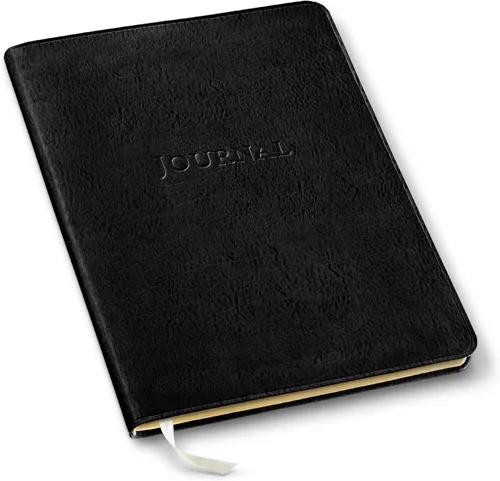 Miniatura 26 de Diario de cuero Gallery Leather - Elaborado en Maine, EE. UU. - Elegante cuaderno de escritura de cuero con 192 páginas rayadas - Un espacio