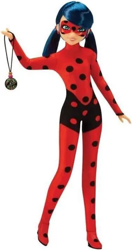 Miniatura 11 de Bandai Milagrosa mariquita y gato negro juguetes articulados 10.2 in muñeca de moda con accesorios Marinette Superhero Cosmobug Figurine
