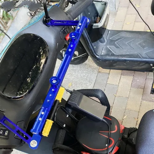 Miniatura 6 de Manillar de motocicleta Palanca de equilibrio Barra transversal GPS Soporte de teléfono para Yamaha MT03 MT-03 (color negro, tamaño: 1)