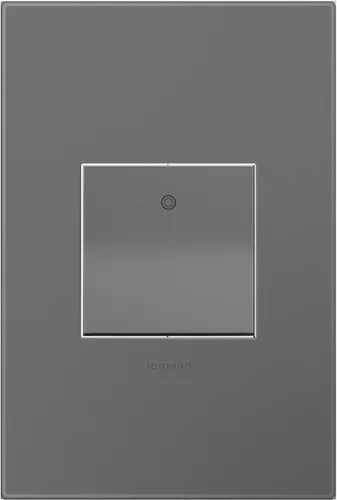Miniatura 8 de Legrand adorne 15A - Interruptor de paleta de 1 o 3 vías con placa de pared a juego (acabado grafito), ASPD1532G4